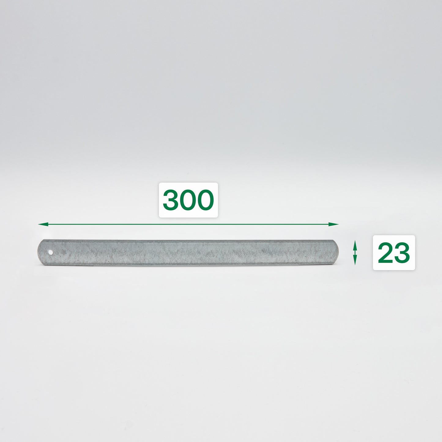 Beschwerungseisen für Rollladen-Endleiste