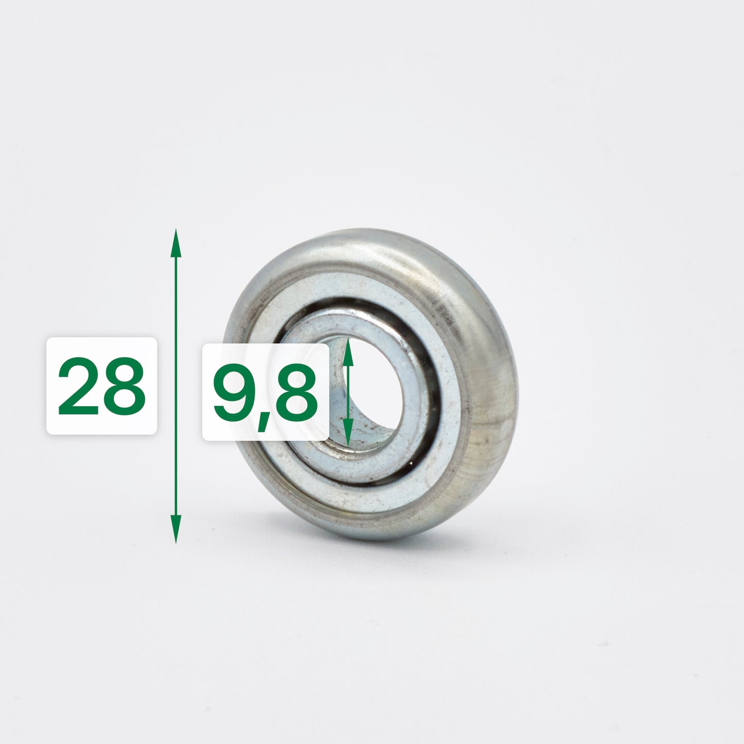 Kugellagereinsatz 28 mm für Rollläden