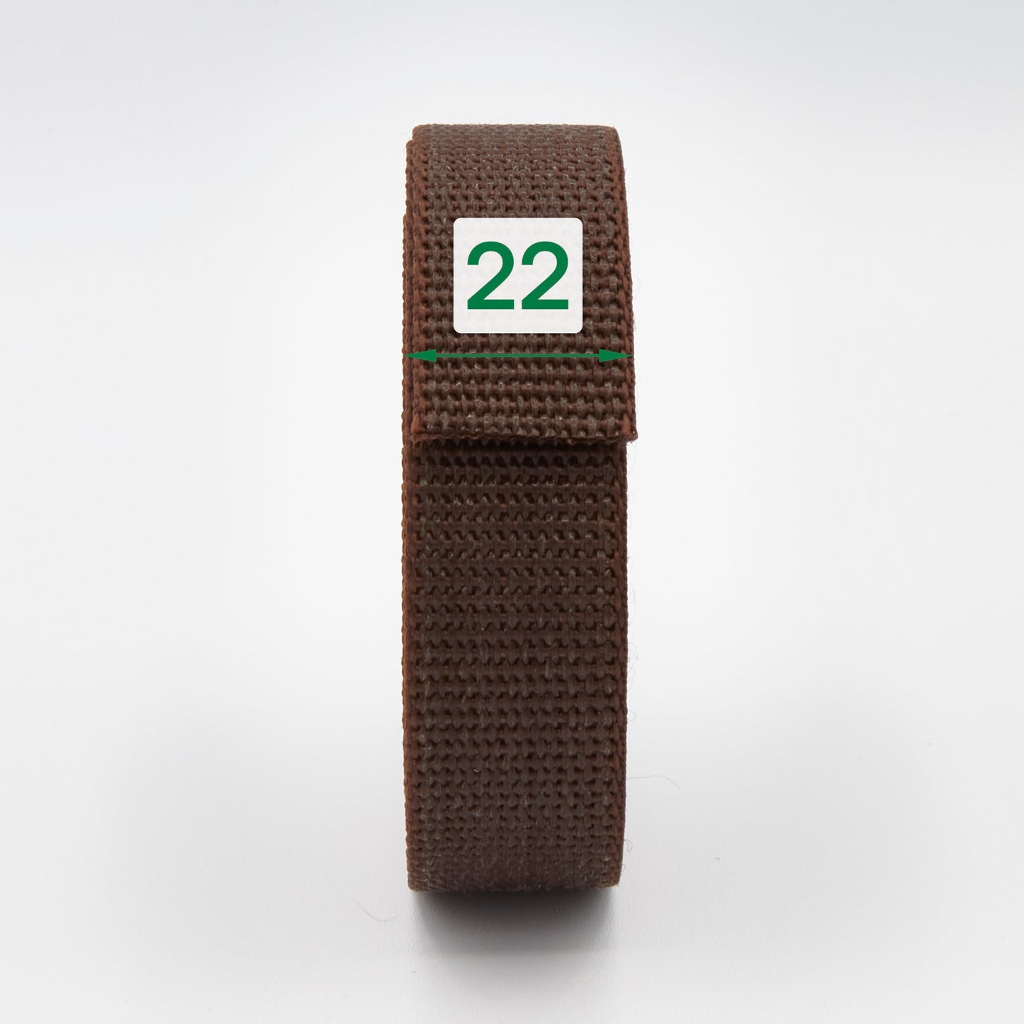 Rollladengurt braun 22 mm - Meterware