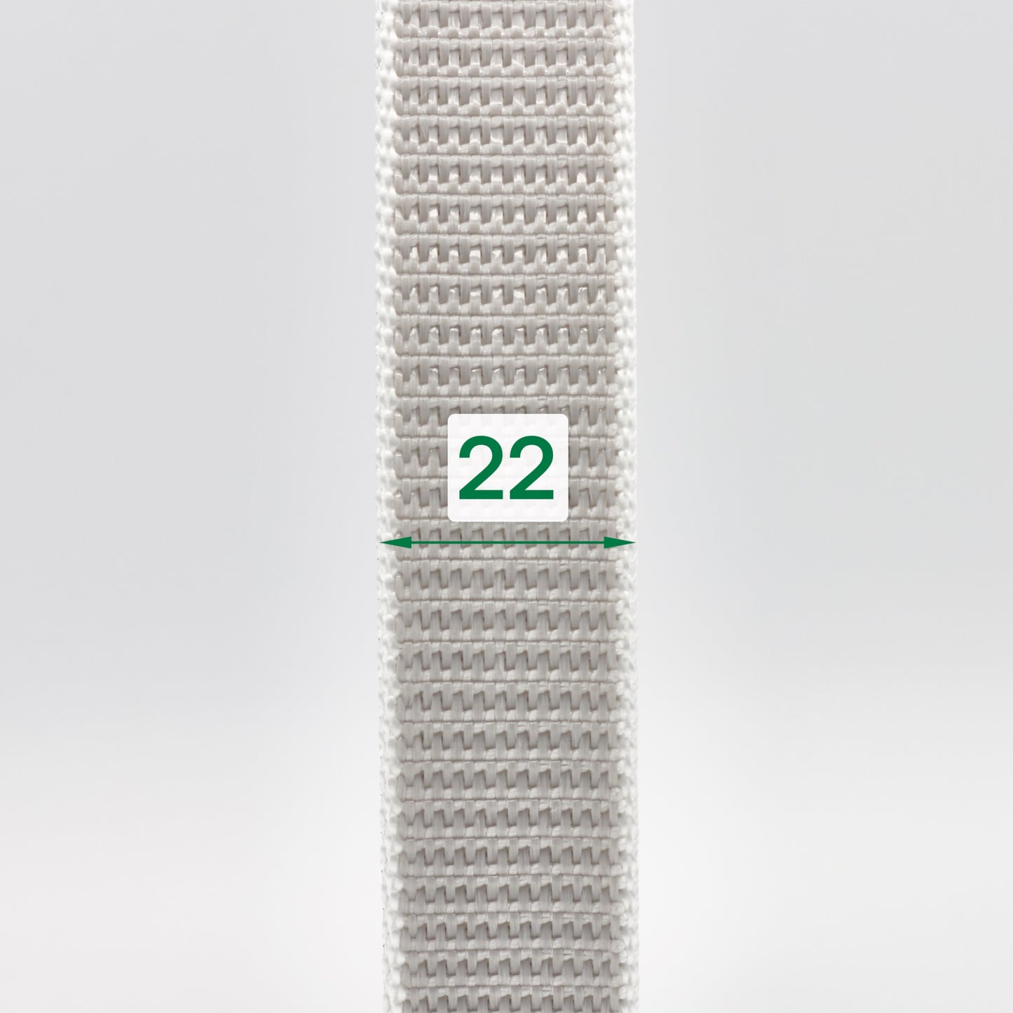 Rollladengurt hellgrau 22 mm