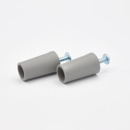 Anschlagpuffer lang grau 40 mm für Rollläden (2er-Set)