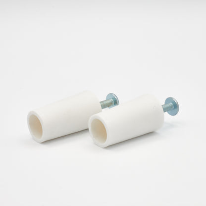 Anschlagpuffer lang weiß 40 mm für Rollläden (2er-Set)