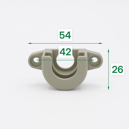 Anschraublager aus Kunststoff 28 mm für Rollläden