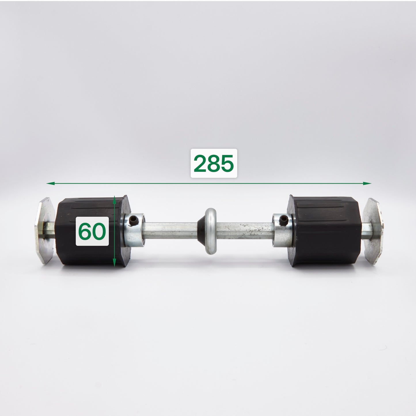 Doppelwalzenkapsel verstellbar mit Kugellager für Rollläden - Welle 60 mm