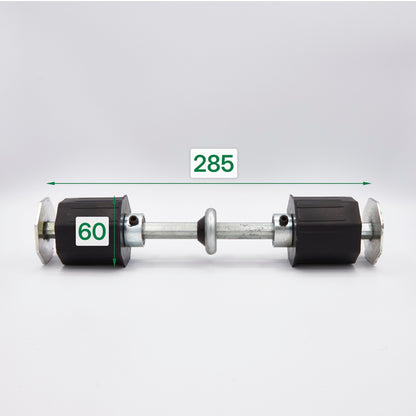Doppelwalzenkapsel verstellbar mit Kugellager für Rollläden - Welle 60 mm
