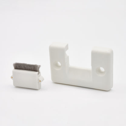 Gurtführung quer mit Bürste für 22 mm Rollladengurt