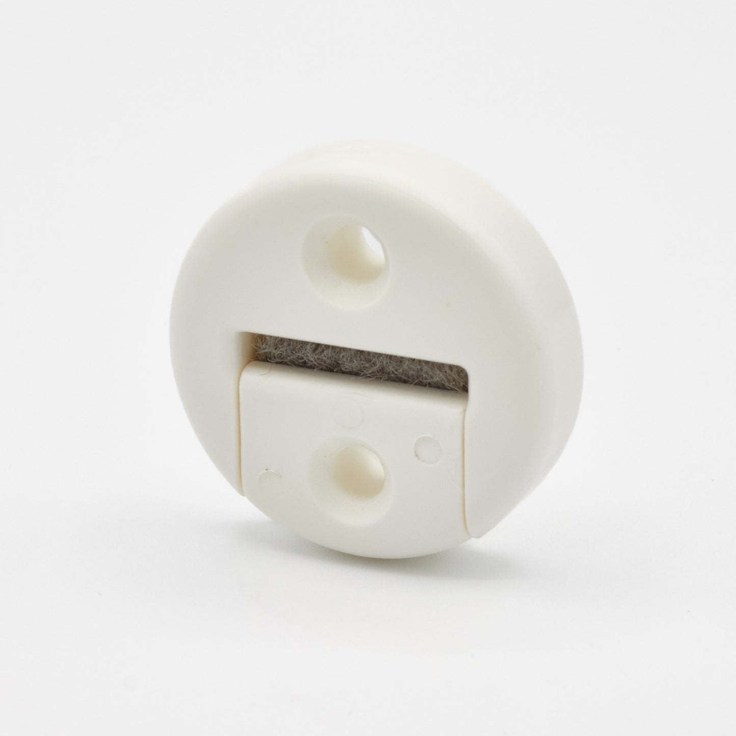 Gurtführung zweiteilig rund mit Bürste für 22 mm Rollladengurt