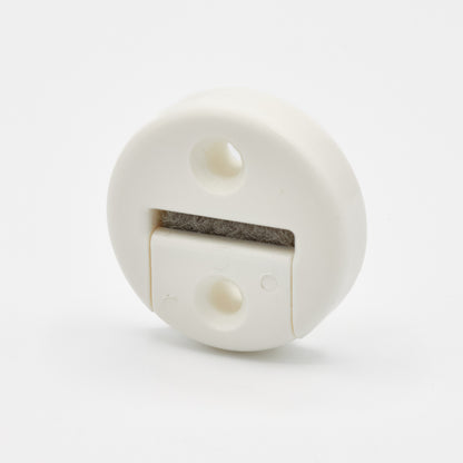 Gurtführung zweiteilig rund mit Bürste für 22 mm Rollladengurt