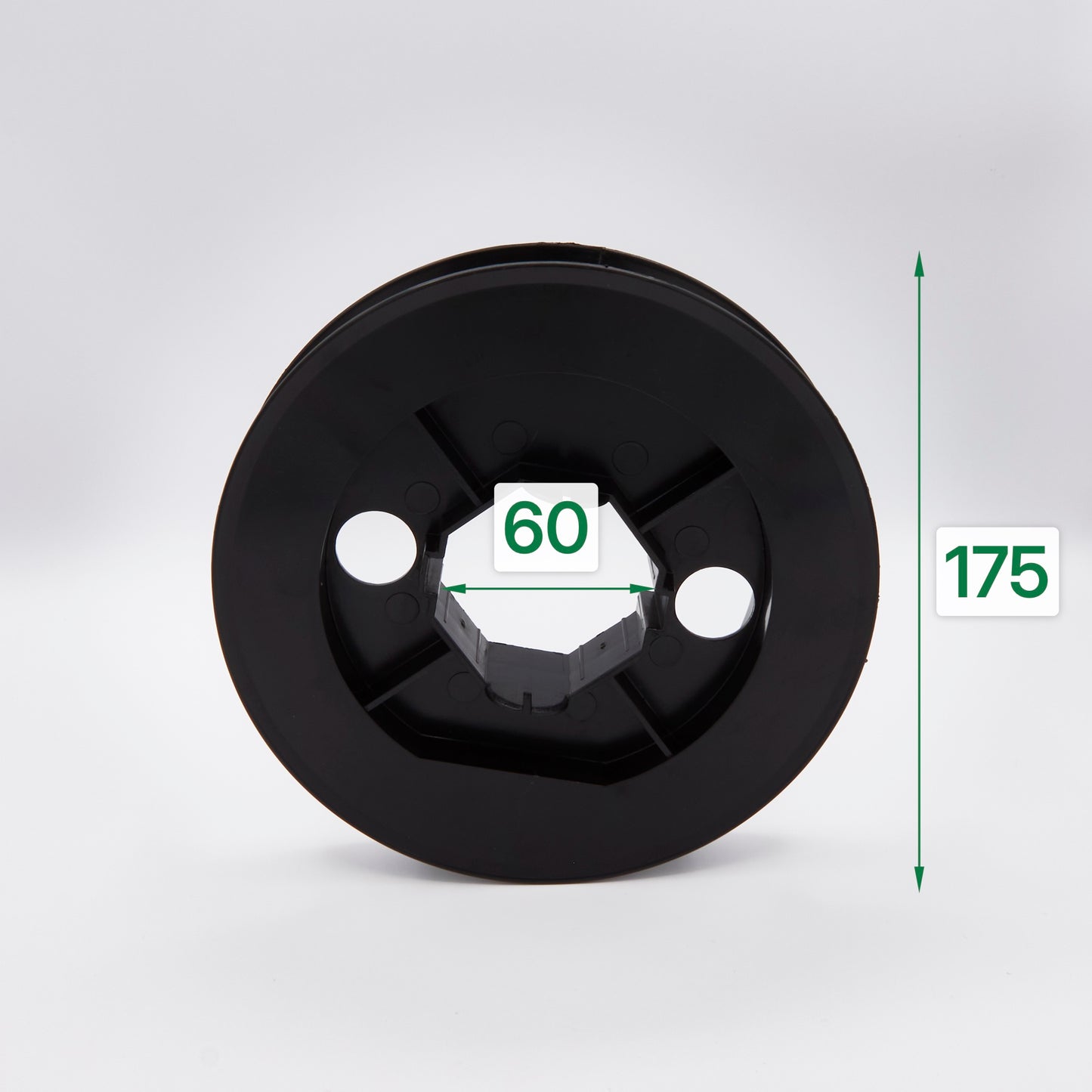 Gurtscheibe verstellbar für Rollläden -  Welle 60 mm, 190 mm