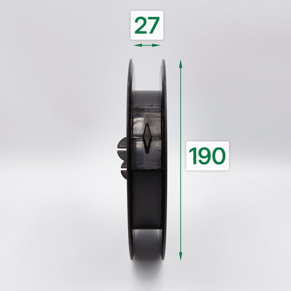 Gurtscheibe verstellbar für Rollläden -  Welle 60 mm, 190 mm