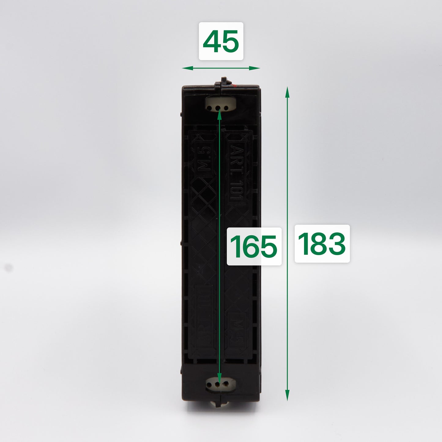 Gurtwickler-Mauerkasten 5 m für Rollläden - Lochabstand 165 mm