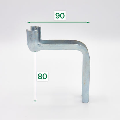 Kastenlager nach außen gekantet für Rollläden - Ausladung 90 mm