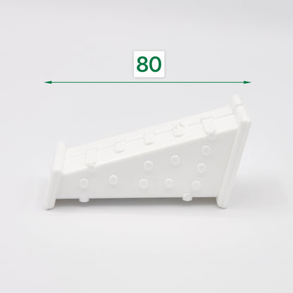 Mauerdurchführung mit Bürste 80 mm für Rollläden