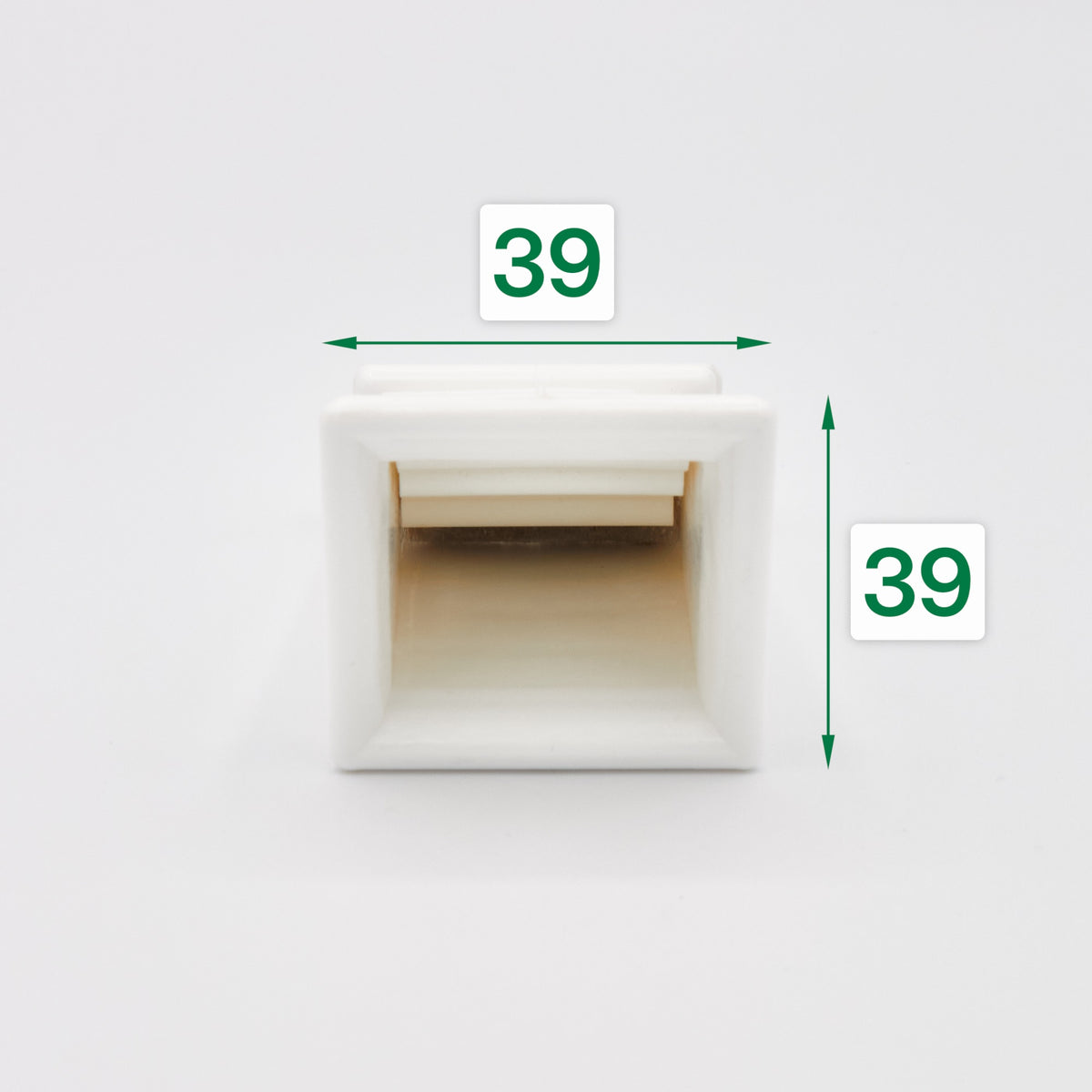 Mauerdurchführung mit Bürste 80 mm für Rollläden
