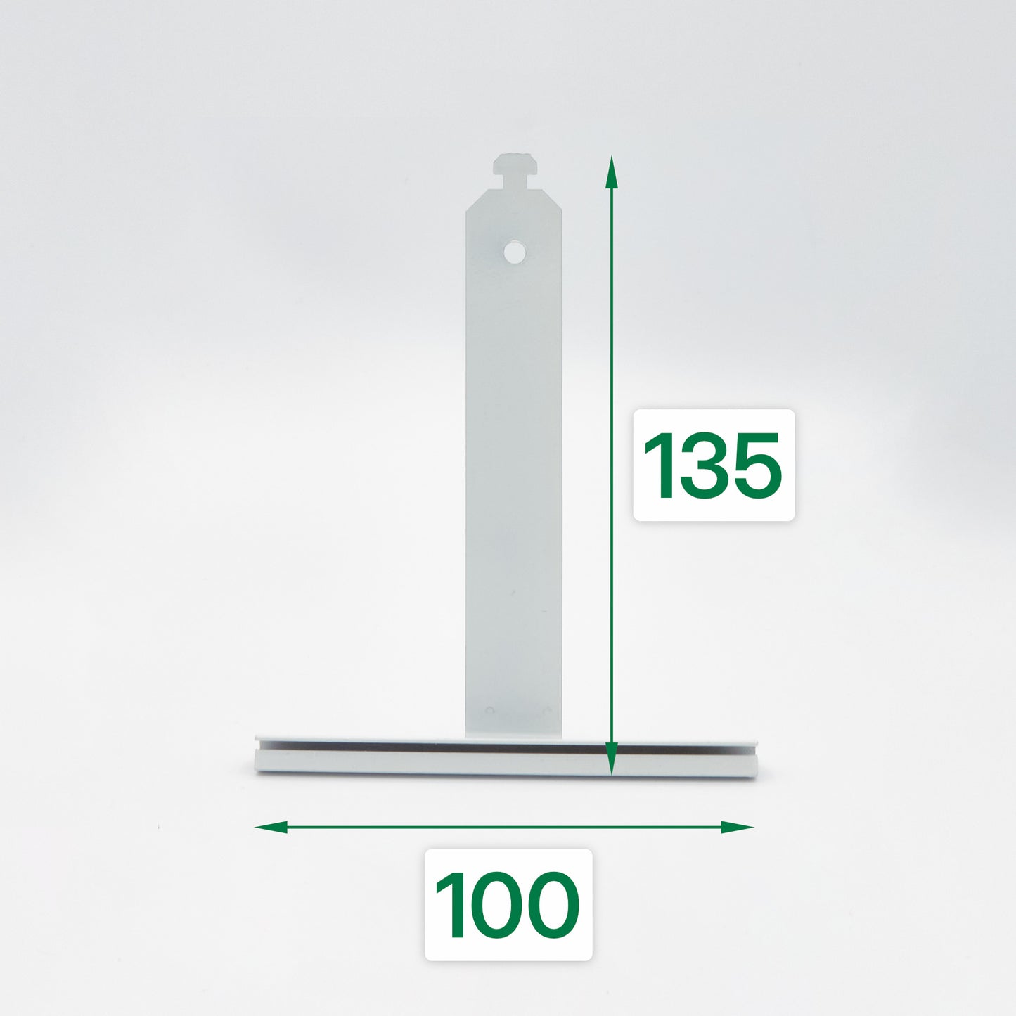 Mini Alu-Aufhängefeder für Rollläden - 100 mm, Länge 135 mm