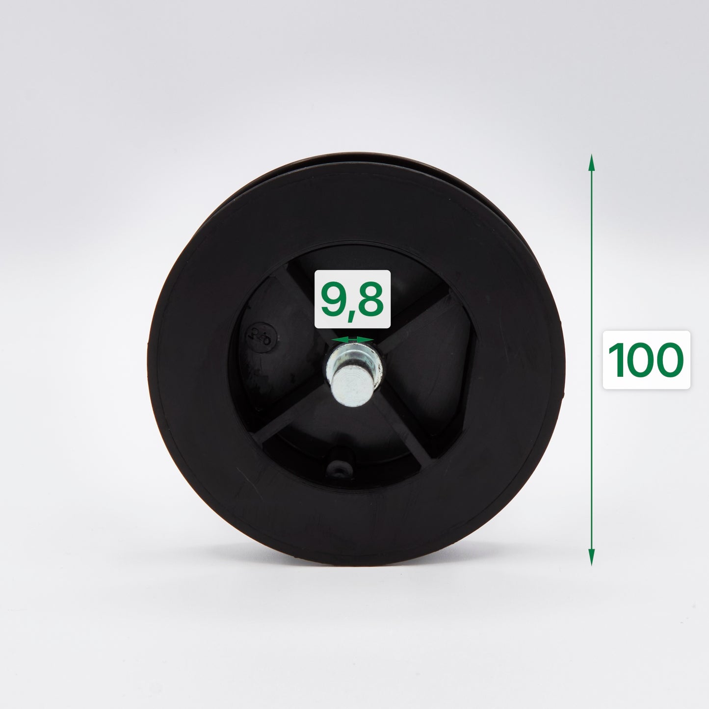 Mini Gurtscheibe für Rollläden - Welle 40 mm, 135 mm