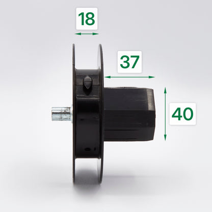 Mini Gurtscheibe für Rollläden - Welle 40 mm, 135 mm