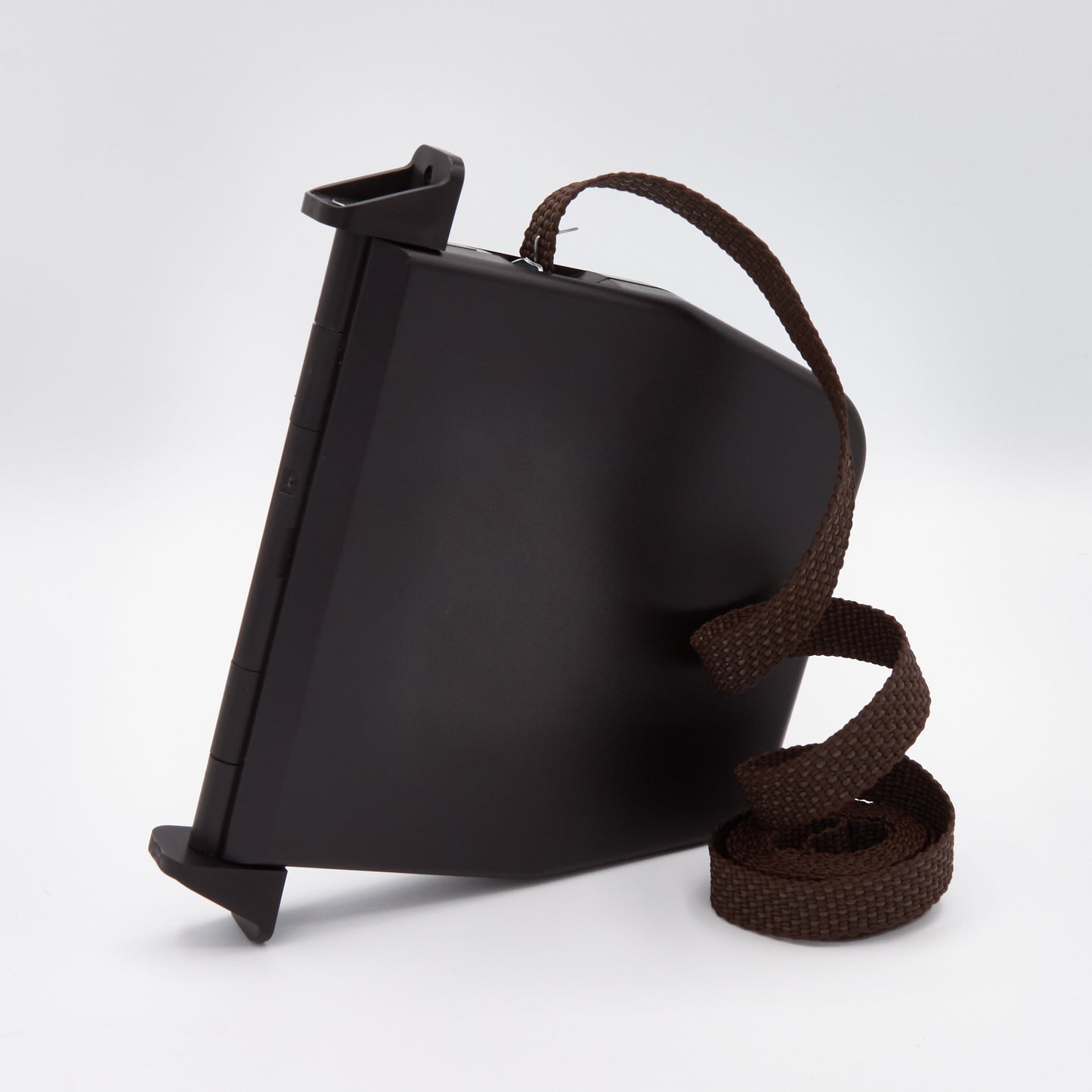 Mini Schwenkwickler mit Gurt braun für Rollläden - Lochabstand 155 mm