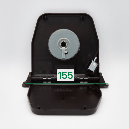 Mini Schwenkwickler ohne Gurt braun für Rollläden - Lochabstand 155 mm