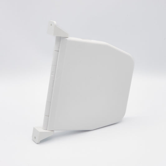 Mini Schwenkwickler ohne Gurt weiß für Rollläden - Lochabstand 155 mm