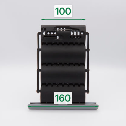 OctoClick Hochschiebesicherung 3-gliedrig für Rollläden - Welle 50 mm / 60 mm