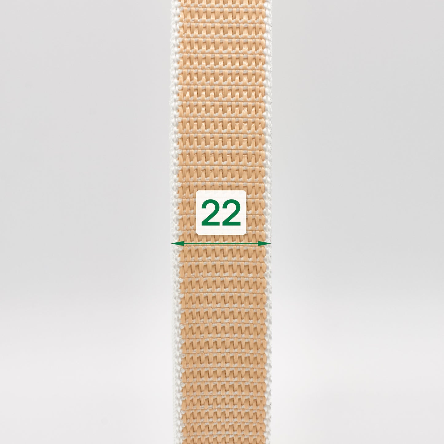 Rollladengurt beige 22 mm - Meterware