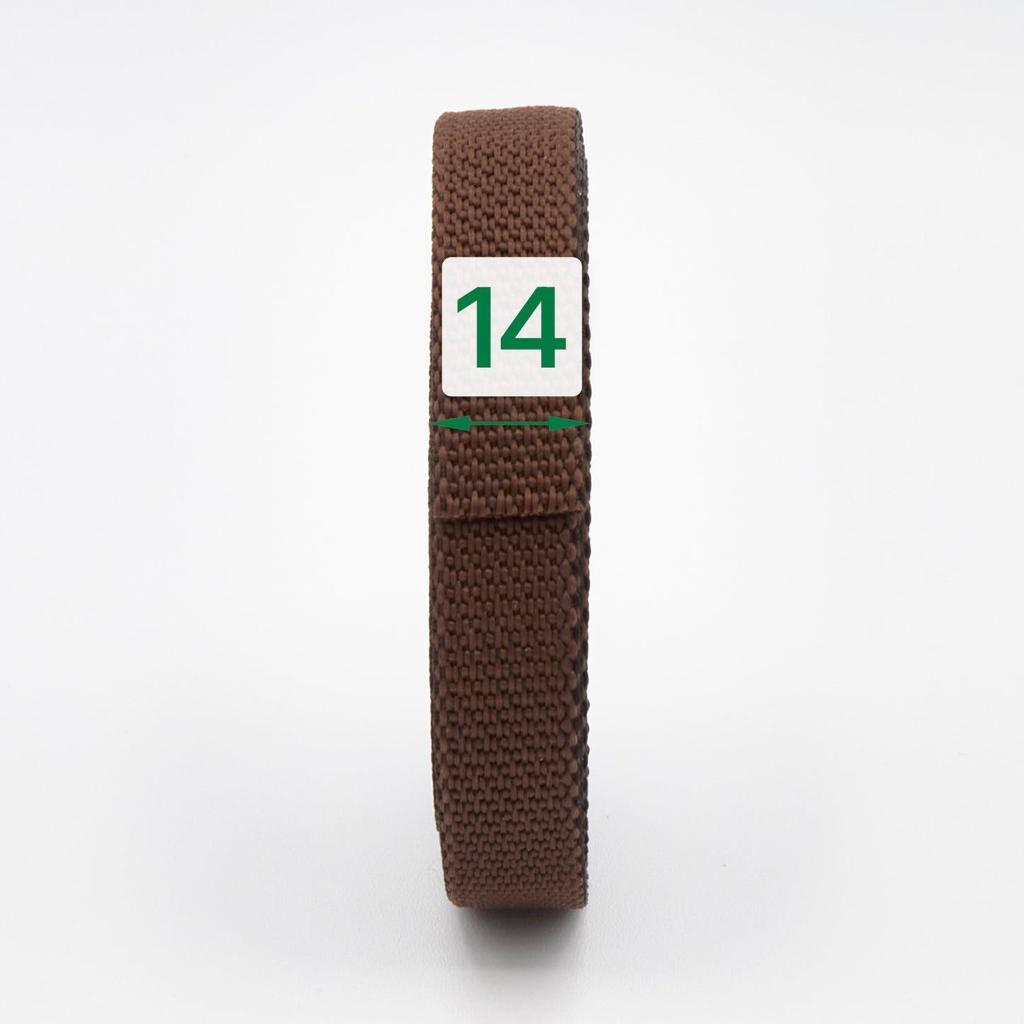 Rollladengurt braun 14 mm - Meterware