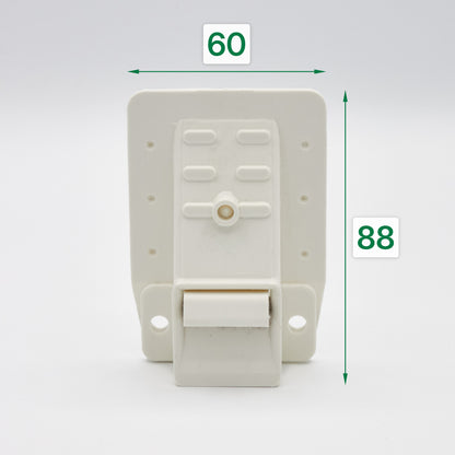 Unterputz-Gurtführung mit Rand und Bürste für 22 mm Rollladengurt