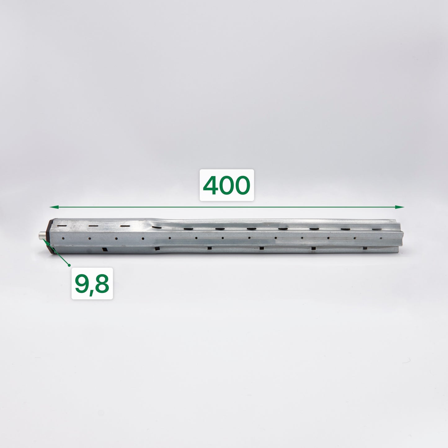 Verlängerungsstück mit Kapsel für Rollläden - Welle 40 mm, 400 mm