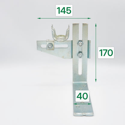 Zwischenlager breit mit Kugellagereinsätzen für Rollläden