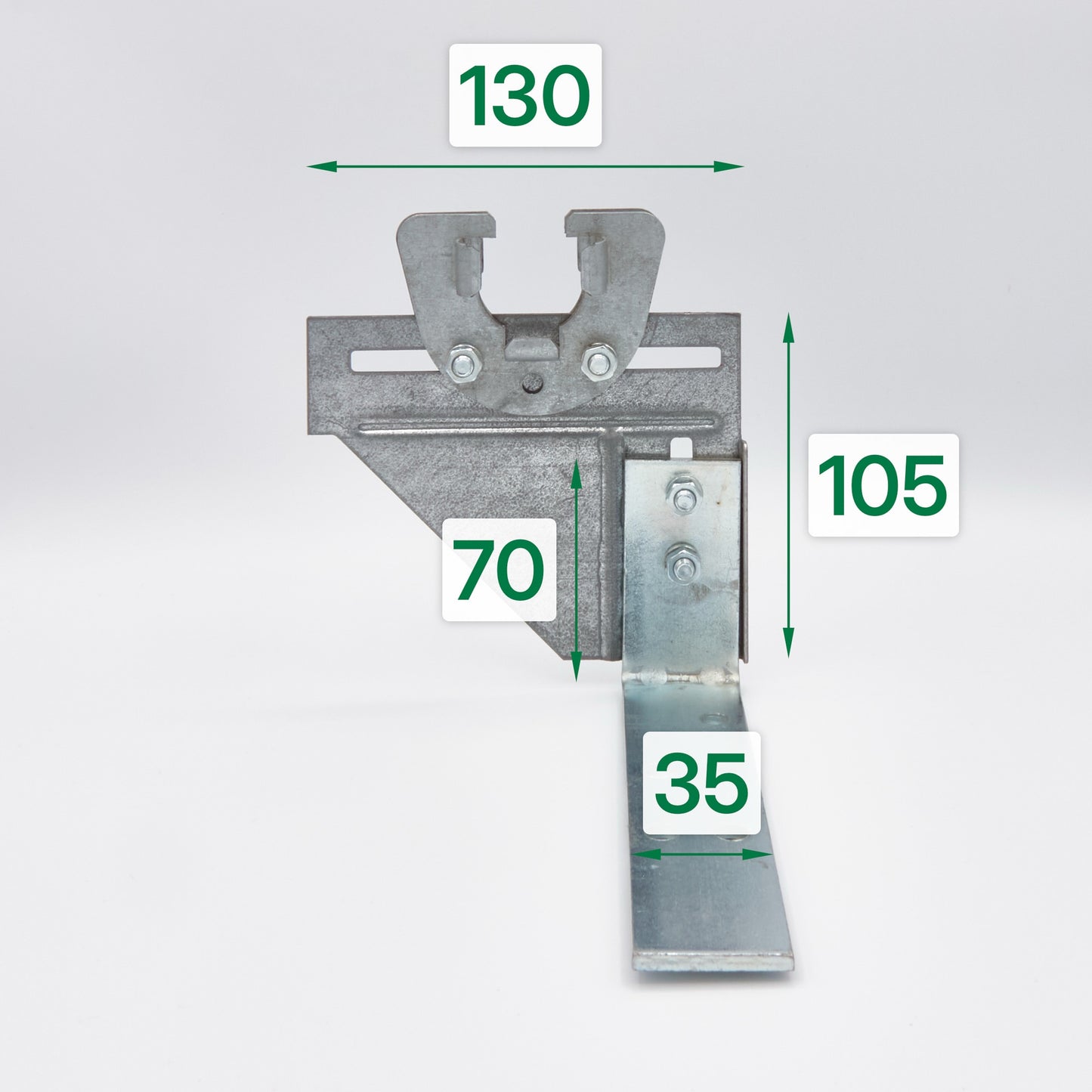 Zwischenlager schmal mit Kugellagereinsätzen für Rollläden
